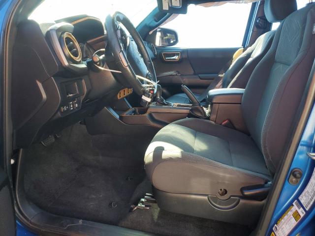 3TMAZ5CN8HM027390 - 2017 TOYOTA TACOMA DOUBLE CAB BLUE photo 7