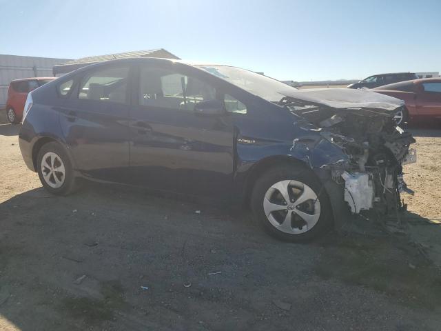 JTDKN3DU8D0355027 - 2013 TOYOTA PRIUS BLUE photo 4