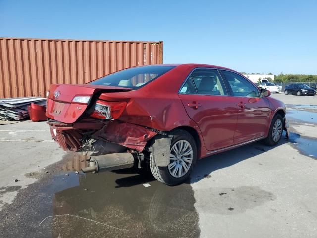 4T1BF1FK9CU523872 - 2012 TOYOTA CAMRY BASE წითელი ფოტო 3