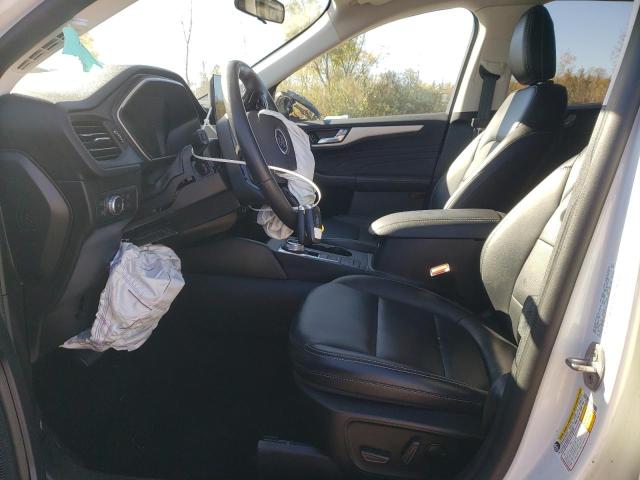 1FMCU9CZ5NUA82089 - 2022 FORD ESCAPE SEL WHITE photo 7