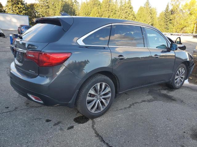 5FRYD4H60FB003139 - 2015 ACURA MDX TECHNOLOGY ნაცრისფერი ფოტო 3