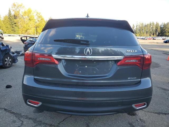 5FRYD4H60FB003139 - 2015 ACURA MDX TECHNOLOGY ნაცრისფერი ფოტო 6