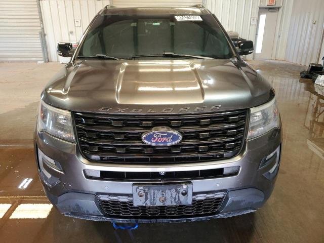 1FM5K8GT1GGC40251 - 2016 FORD EXPLORER SPORT GRAY photo 5