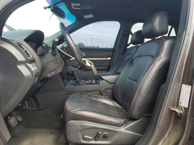1FM5K8GT1GGC40251 - 2016 FORD EXPLORER SPORT GRAY photo 7