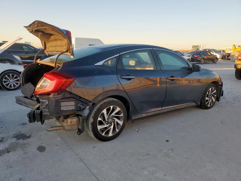 19XFC2F77GE066628 - 2016 HONDA CIVIC EX BLUE photo 3