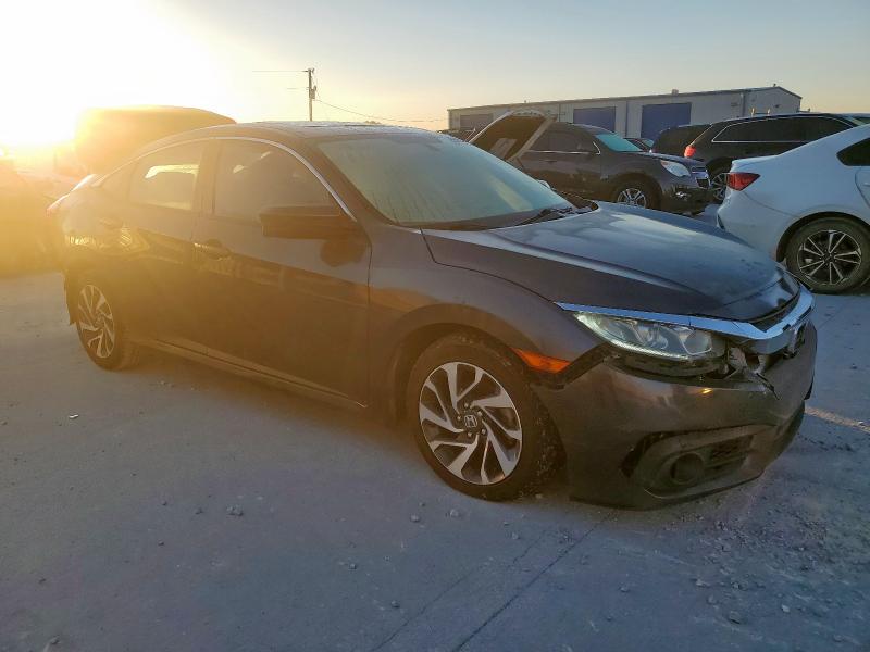 19XFC2F77GE066628 - 2016 HONDA CIVIC EX BLUE photo 4