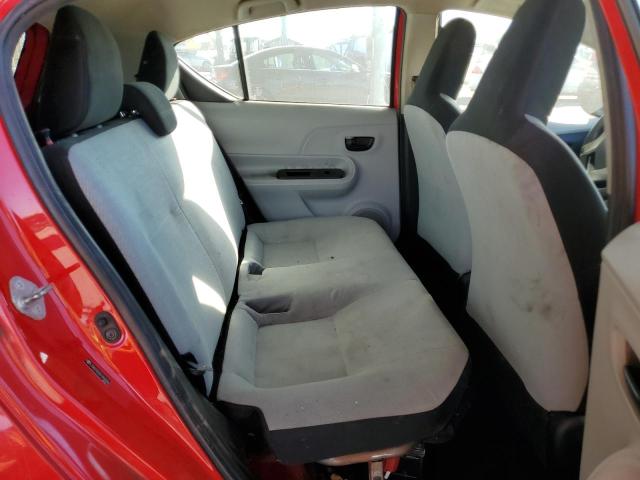 JTDKDTB33C1504286 - 2012 TOYOTA PRIUS C წითელი ფოტო 10