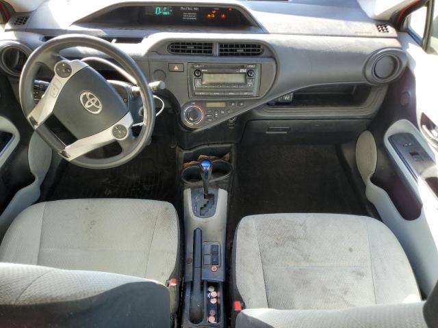 JTDKDTB33C1504286 - 2012 TOYOTA PRIUS C წითელი ფოტო 8