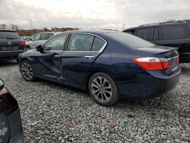 1HGCR2F51EA142636 - 2014 HONDA ACCORD SPORT BLUE photo 2