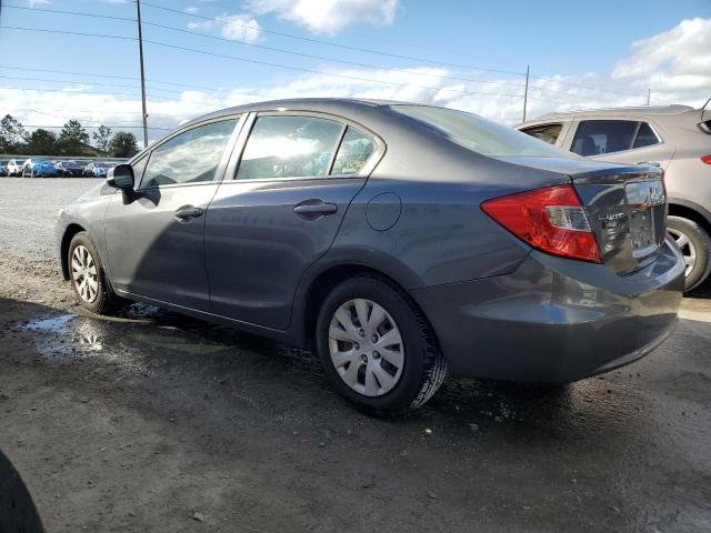 2HGFB2F52CH570358 - 2012 HONDA CIVIC LX CHARCOAL photo 2
