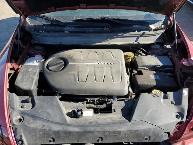 1C4PJMCS0FW757938 - 2015 JEEP CHEROKEE LATITUDE RED photo 12