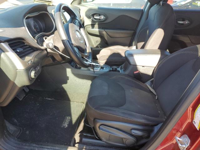 1C4PJMCS0FW757938 - 2015 JEEP CHEROKEE LATITUDE RED photo 7