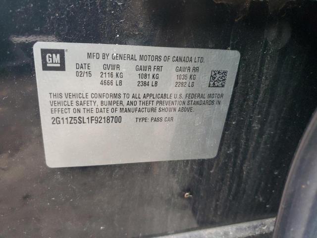 2G11Z5SL1F9218700 - 2015 CHEVROLET IMPALA LS Qara foto 12