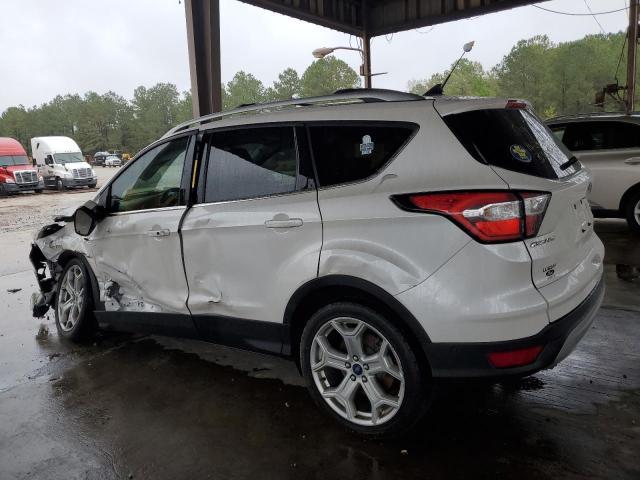1FMCU0J94JUB95895 - 2018 FORD ESCAPE TITANIUM WHITE photo 2