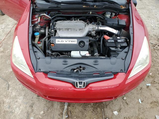 1HGCM81644A001740 - 2004 HONDA ACCORD EX 红色 照片 11