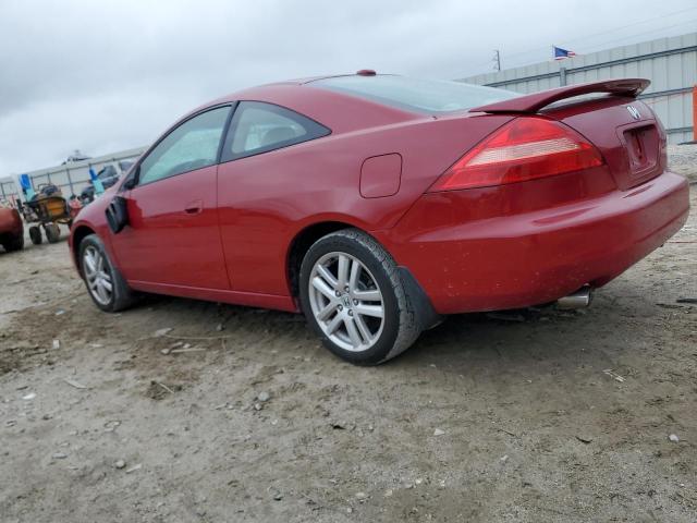 1HGCM81644A001740 - 2004 HONDA ACCORD EX 红色 照片 2