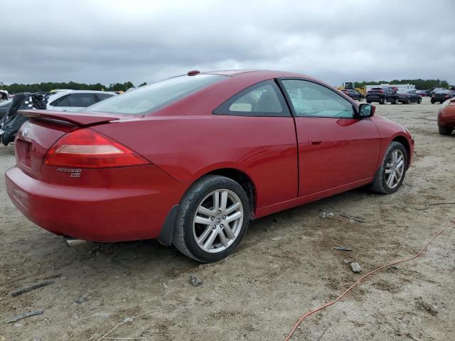 1HGCM81644A001740 - 2004 HONDA ACCORD EX 红色 照片 3