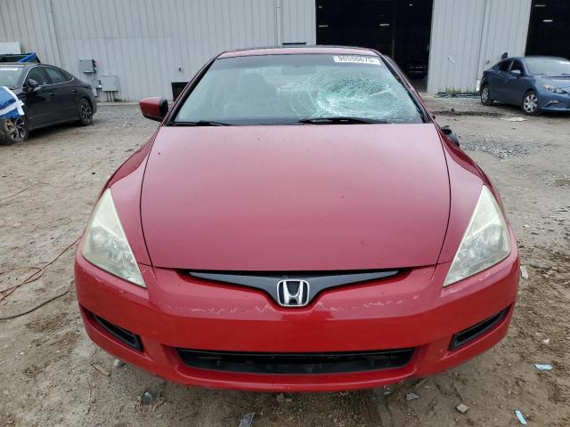 1HGCM81644A001740 - 2004 HONDA ACCORD EX 红色 照片 5
