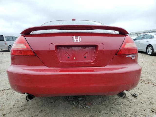 1HGCM81644A001740 - 2004 HONDA ACCORD EX 红色 照片 6