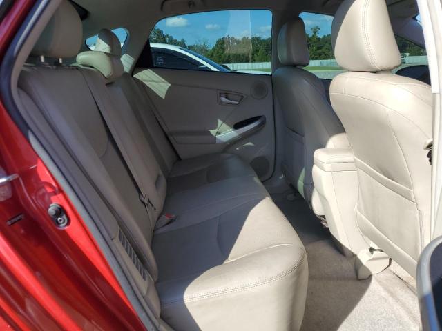 JTDKN3DU6A0088563 - 2010 TOYOTA PRIUS Қызыл фото 10