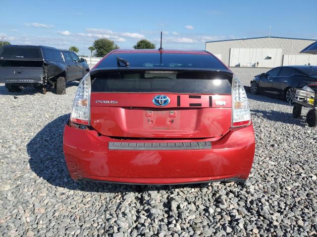 JTDKN3DU6A0088563 - 2010 TOYOTA PRIUS Қызыл фото 6