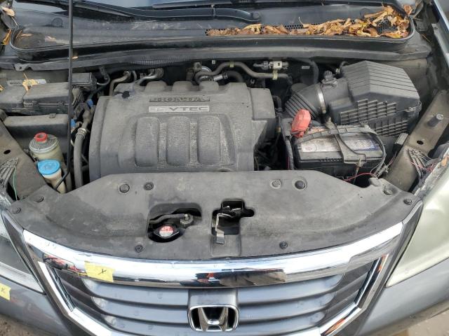 5FNRL3H58AB508249 - 2010 HONDA ODYSSEY EX GRAY photo 12