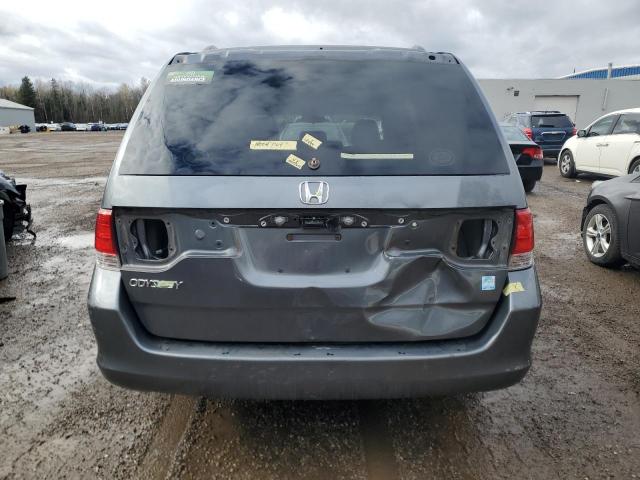 5FNRL3H58AB508249 - 2010 HONDA ODYSSEY EX GRAY photo 6