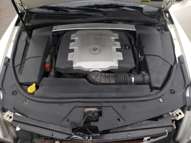 1G6DP57V080119189 - 2008 CADILLAC CTS HI FEATURE V6 WHITE photo 11