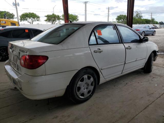 JTDBR32E132009372 - 2003 TOYOTA COROLLA CE WHITE photo 3