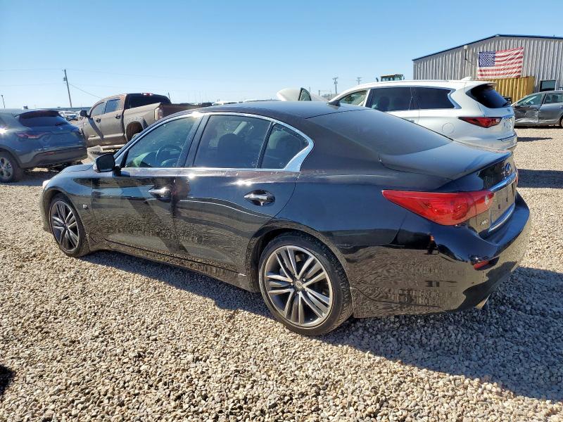 JN1BV7AR7EM689182 - 2014 INFINITI Q50 BASE Մանուշակագույն լուսանկար 2