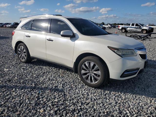 5FRYD4H66EB035432 - 2014 ACURA MDX TECHNOLOGY WHITE photo 4