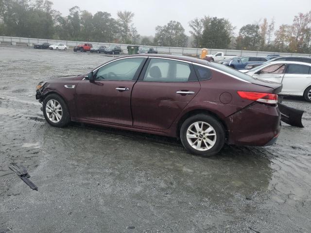 5XXGT4L33JG213382 - 2018 KIA OPTIMA LX Бордовый фото 2