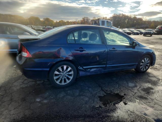 1HGFA15889L026340 - 2009 HONDA CIVIC EX ლურჯი ფოტო 3