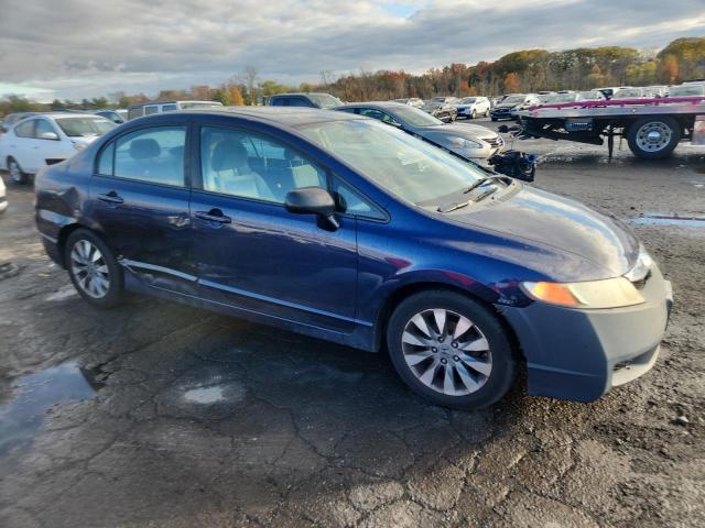 1HGFA15889L026340 - 2009 HONDA CIVIC EX ლურჯი ფოტო 4