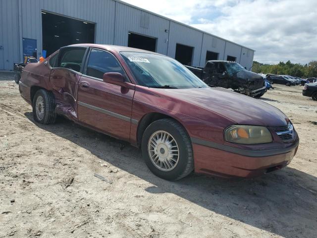 2G1WF55K319324219 - 2001 CHEVROLET IMPALA Tünd qırmızı foto 4