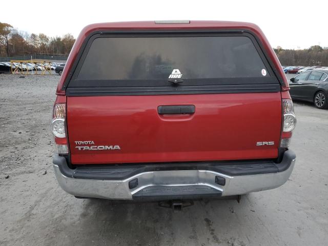 5TFUX4EN6CX015588 - 2012 TOYOTA TACOMA ACCESS CAB RED photo 6