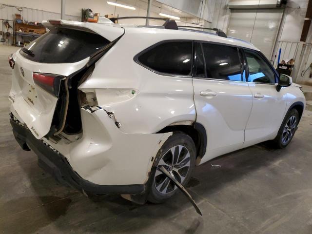 5TDGZRBH8LS510853 - 2020 TOYOTA HIGHLANDER XLE თეთრი ფოტო 3