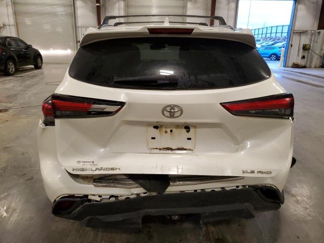 5TDGZRBH8LS510853 - 2020 TOYOTA HIGHLANDER XLE თეთრი ფოტო 6