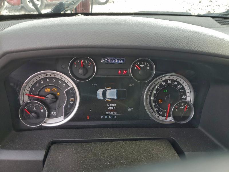 1C6RR7LT3DS723273 - 2013 RAM 1500 SLT RED photo 9