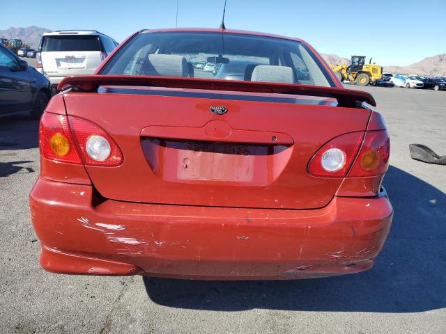 1NXBR32E13Z175763 - 2003 TOYOTA COROLLA CE RED photo 6