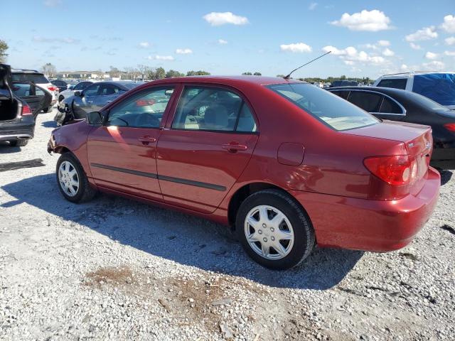 1NXBR32E68Z003798 - 2008 TOYOTA COROLLA CE RED photo 2