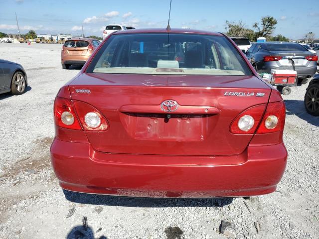 1NXBR32E68Z003798 - 2008 TOYOTA COROLLA CE RED photo 6