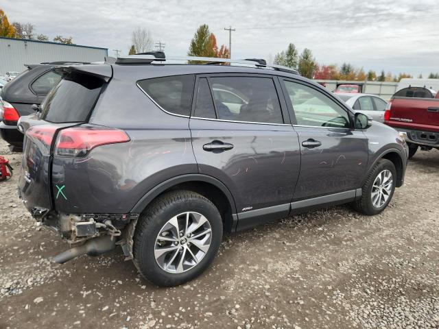 JTMRJREV8JD179380 - 2018 TOYOTA RAV4 HV LE ნაცრისფერი ფოტო 3