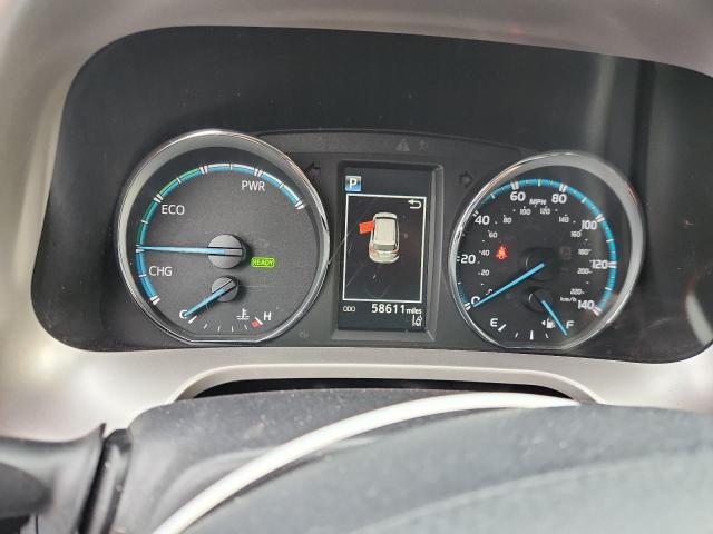 JTMRJREV8JD179380 - 2018 TOYOTA RAV4 HV LE ნაცრისფერი ფოტო 9