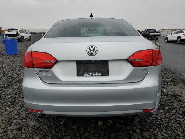 3VWLL7AJ2DM242096 - 2013 VOLKSWAGEN JETTA TDI 银色 照片 6
