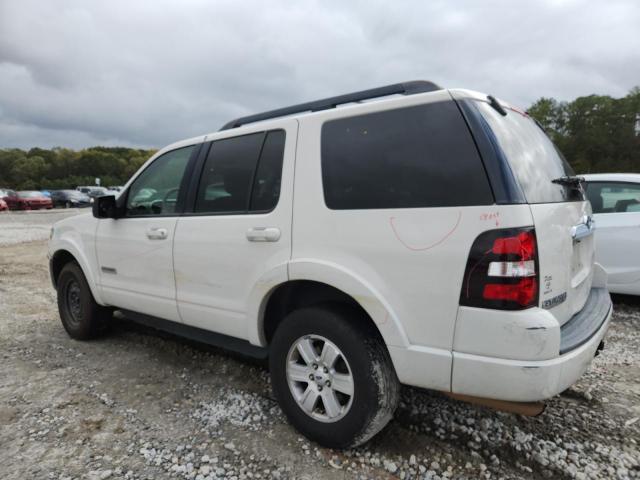 1FMEU63E58UA83817 - 2008 FORD EXPLORER XLT WHITE photo 2