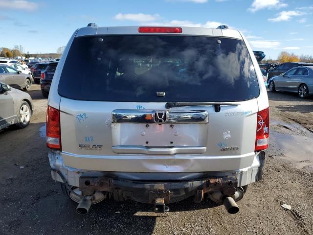 5FNYF4H62BB503440 - 2011 HONDA PILOT EXL SILVER photo 6
