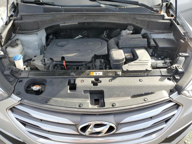 5XYZTDLB2JG568555 - 2018 HYUNDAI SANTA FE S SILVER photo 12