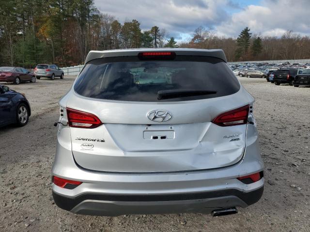 5XYZTDLB2JG568555 - 2018 HYUNDAI SANTA FE S SILVER photo 6