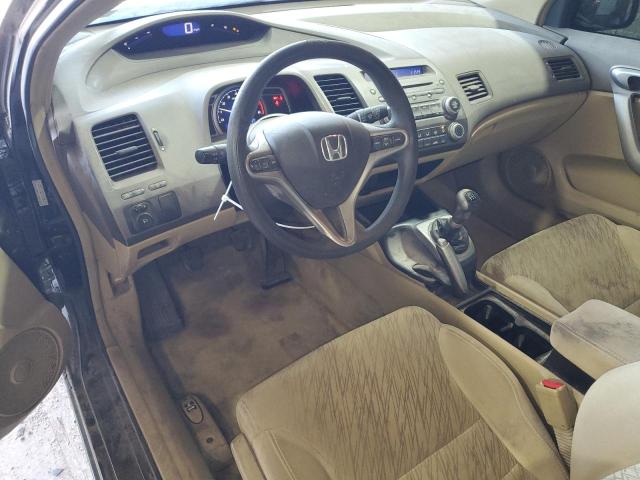 2HGFG11886H580569 - 2006 HONDA CIVIC EX BLACK photo 8